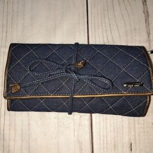 Nine West Denim Travel Jewelry Organizer
